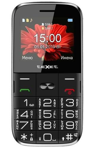 Texet Мобильный телефон Мобильные телефоны6-лист-6, черный  #1