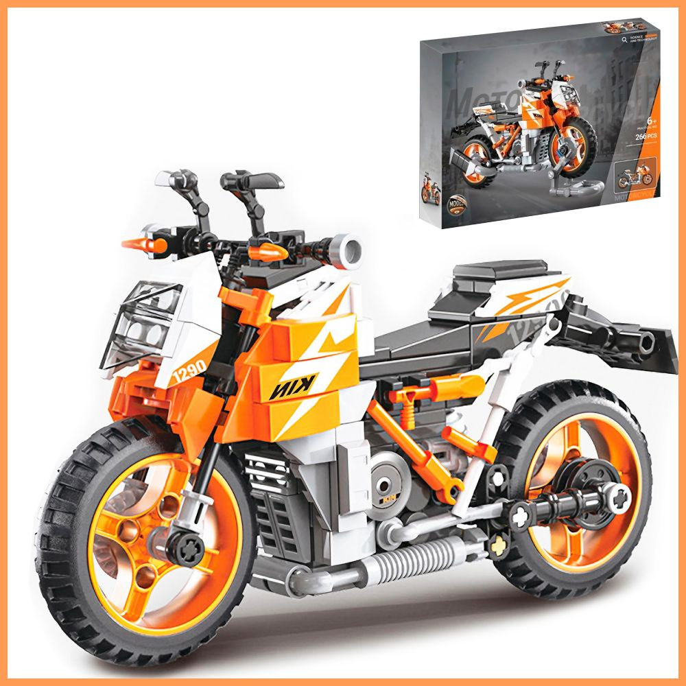 Конструктор Мотоцикл, 266 деталей - купить с доставкой по выгодным ...