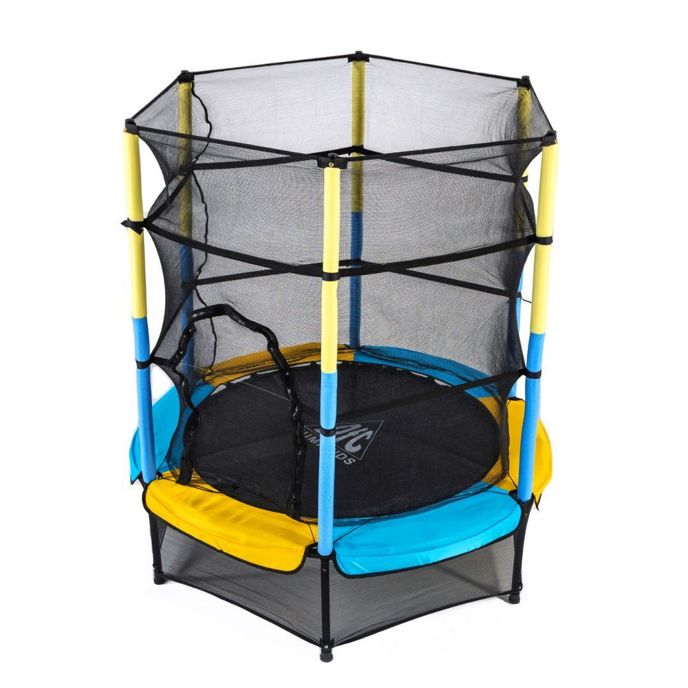 Батут DFC JUMP KIDS 55" желт/син, сетка (137см) 55INCH-JD-YB #1