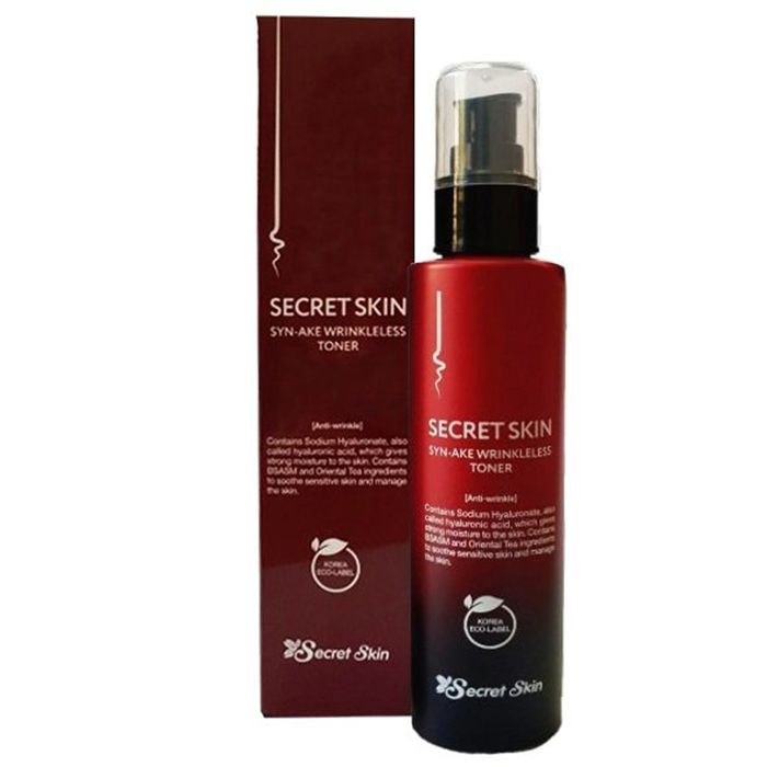 Secret Skin Антивозрастной тонер со змеиным пептидом Syn-Ake 150 мл Syn-Ake Wrinkleless Toner  #1