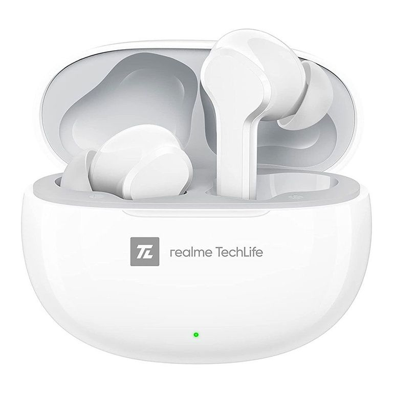 realme Наушники беспроводные с микрофоном Realme Buds T100, Bluetooth, USB Type-C, белый  #1