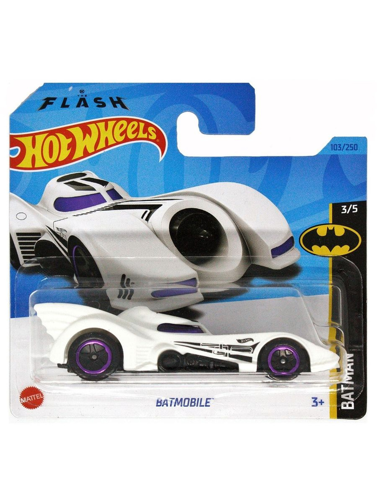 Машинка Hot Wheels Базовой коллекции Batmobile 103/250 (5785 HKJ74) mainline 2023  #1