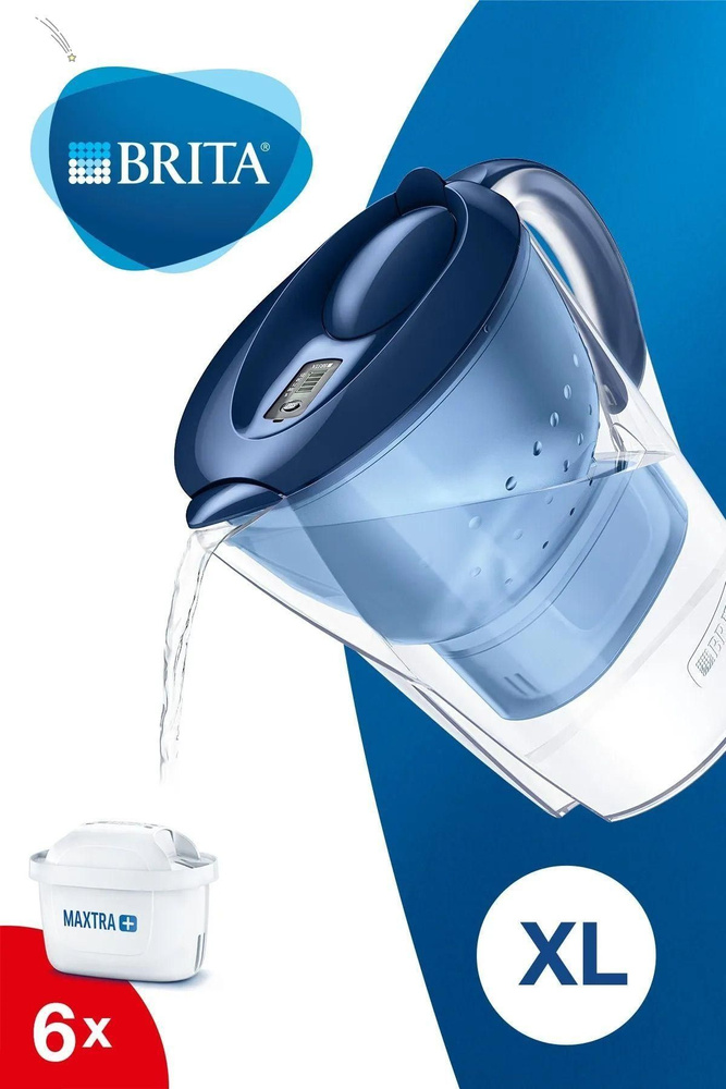 Фильтр для воды кувшин Brita Marella XL 3,5 л + 1 шт картридж для воды Брита MAXTRA+ Универсальный  #1