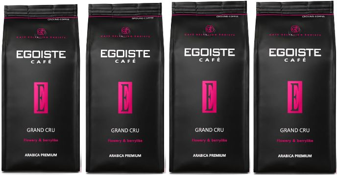 Кофе молотый EGOISTE Grand Cru, 250 гр*4 штуки #1