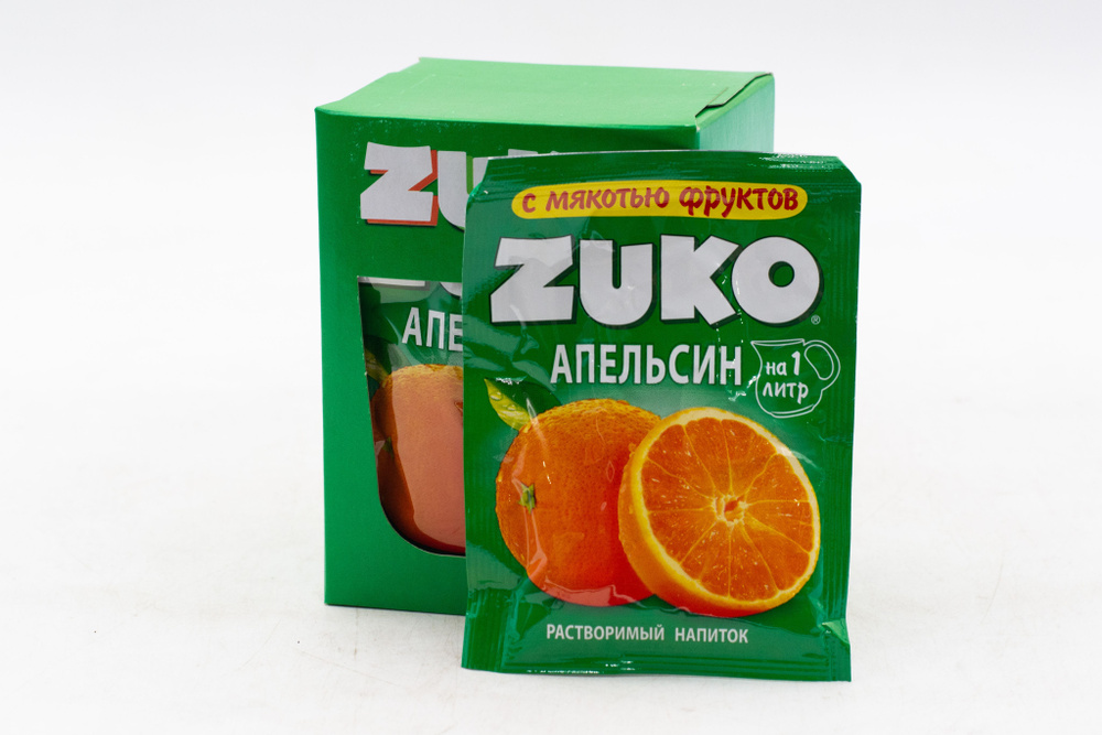 Растворимый напиток ZUKO Апельсин 20 грамм Упаковка 12шт. #1