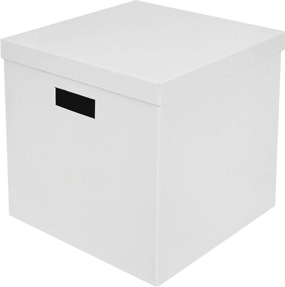 Коробка складная для хранения 30x31x31см картон белый #1