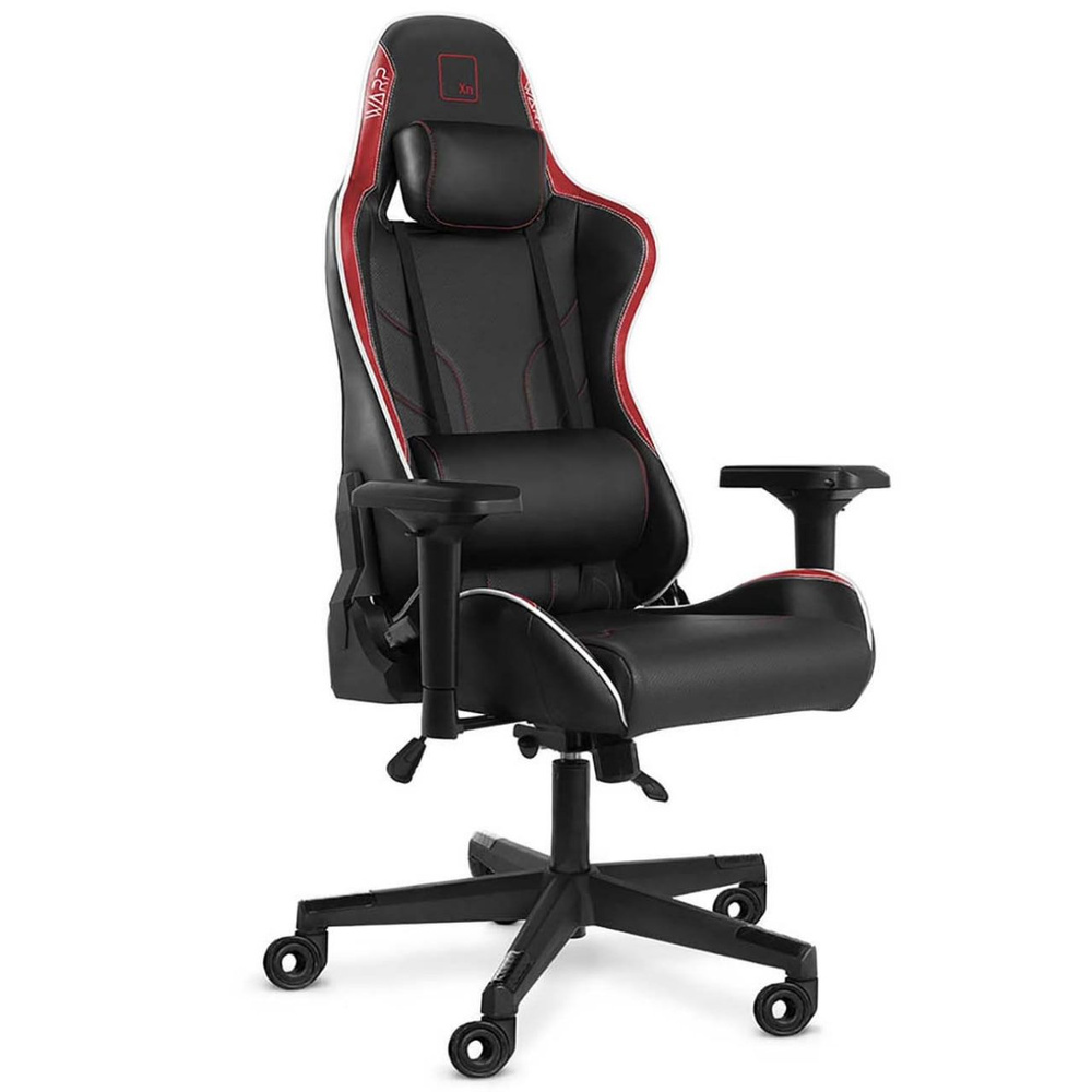 WARP Игровое компьютерное кресло, черный, красный #1