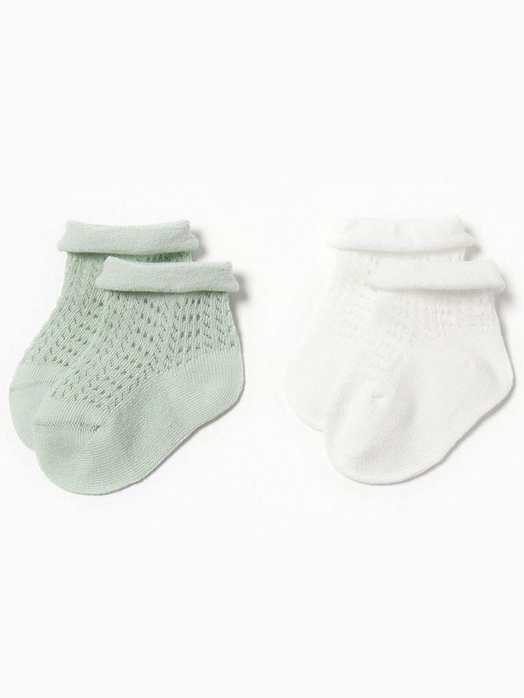 Комплект носков Крошка Я новорожденные, 2 пары #1