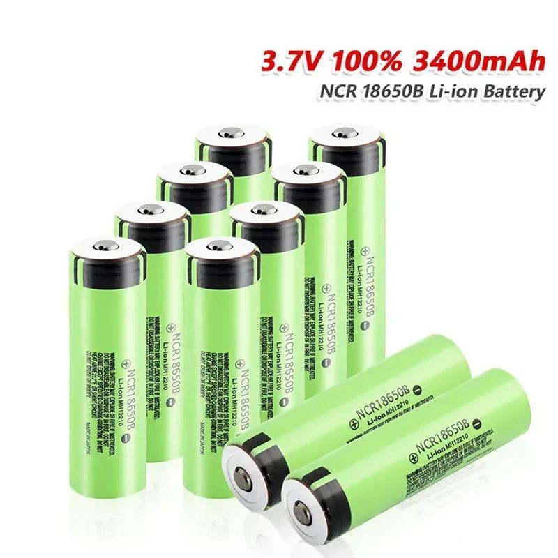 NCR18650B 3.7V 3400 mah 18650 Литиевый заряжаемый аккумулятор для ...