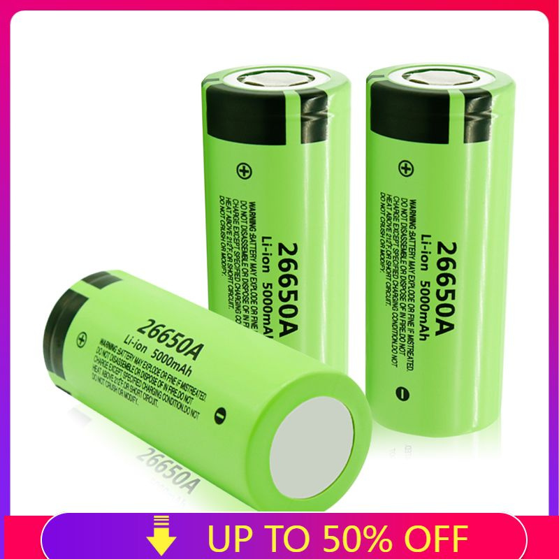 Аккумулятор высокотоковый li-ion 26650 литий-ионный 3.7 v - купить с ...