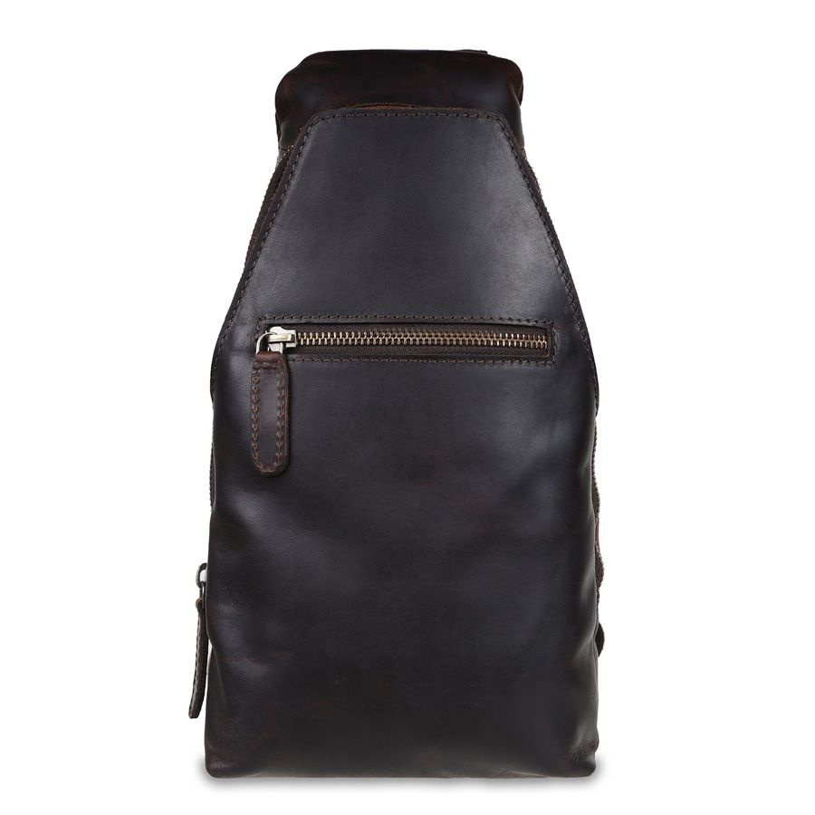 Кожаный рюкзак на одно плечо Ashwood Leather K-43 #1