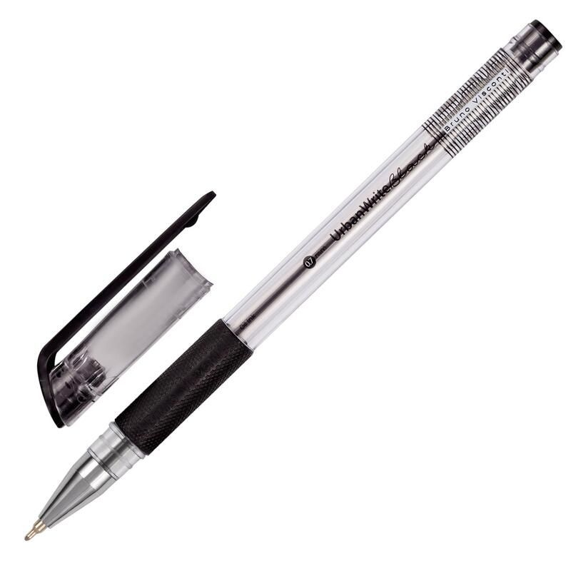Ручка шариковая неавтоматическая Bruno Visconti UrbanWrite черная (толщина линии 0.5 мм)  #1