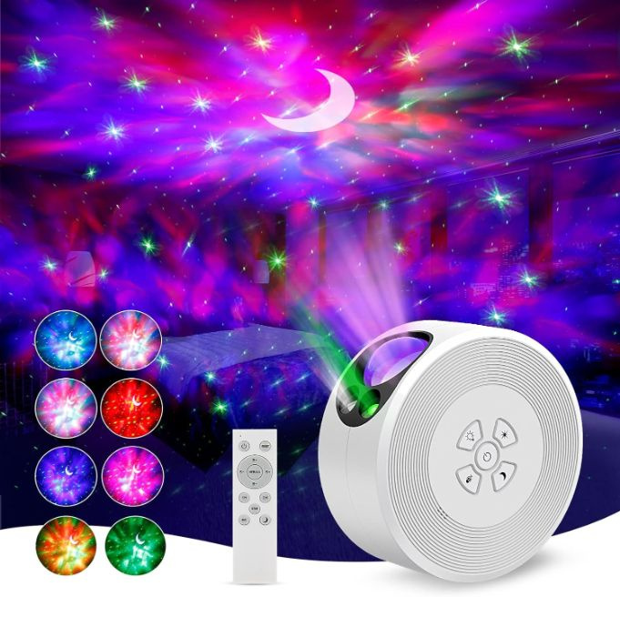 Star Projector - детский светодиодный проектор Galaxy Night Light, лампа Nebula с дистанционным управлением #1