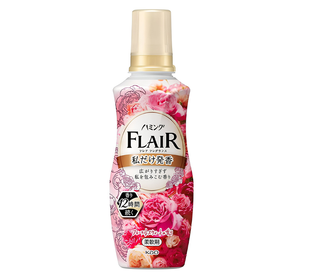 Kao Flair Fragrance Floral & Sweet Кондиционер для белья с антибактериальным эффектом со сладким цветочным #1