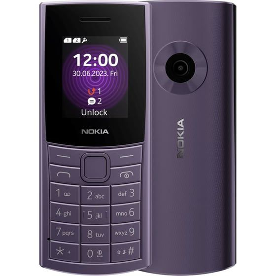 Nokia Мобильный телефон 110 4G DS BLUE (TA-1543), фиолетовый #1