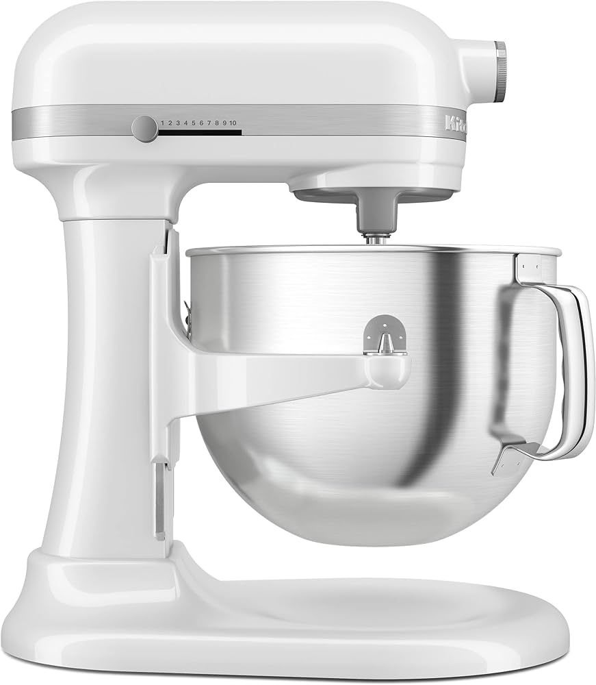 Планетарный миксер с чашей KitchenAid Professional 5KSM70JPXEWH White, 0,375 кВт, дежа объемом 6.6 л, #1