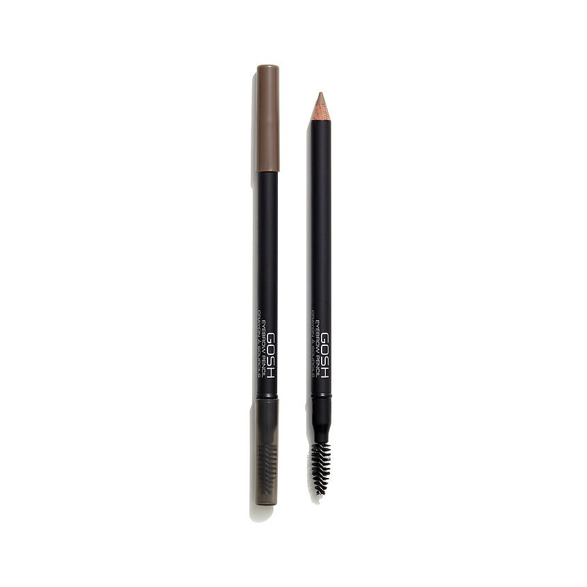 GOSH Карандаш для бровей Eyebrow Pencil, Grey Brown, 1,2 г #1