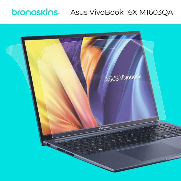 Защитная бронированная пленка на верхнюю крышку Asus VivoBook 16X M1603QA (Глянцевая)  #1