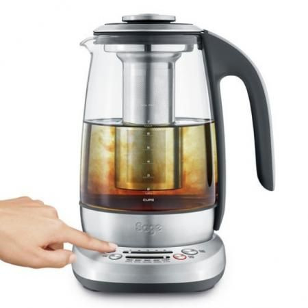 Чайник электрический Sage STM600CLR4EEU1 The Smart Tea Infuser стеклянный электрочайник, заварник для #1