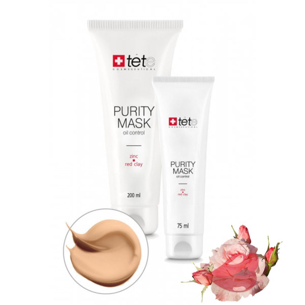 TETe Cosmeceutical - Purity Mask Oil Control Zinc and Red Clay /// Себорегулирующая очищающая маска с #1