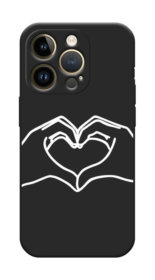 Матовый силиконовый чехол на Apple iPhone 14 Pro / Айфон 14 Про ...
