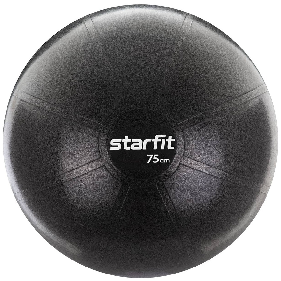 Фитбол для фитнеса STARFIT PRO GB-107 75 см, 1400 гр, без насоса, чёрный (антивзрыв) - Код товара: 175949280