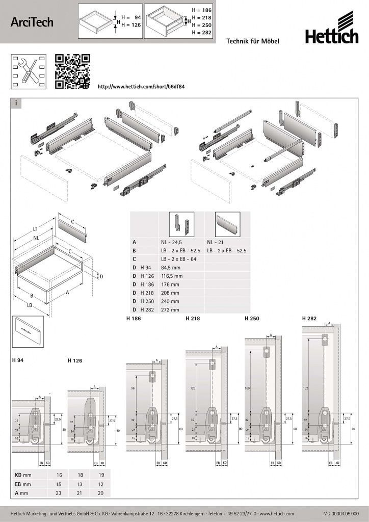 Выдвижные механизмы для кухни hettich