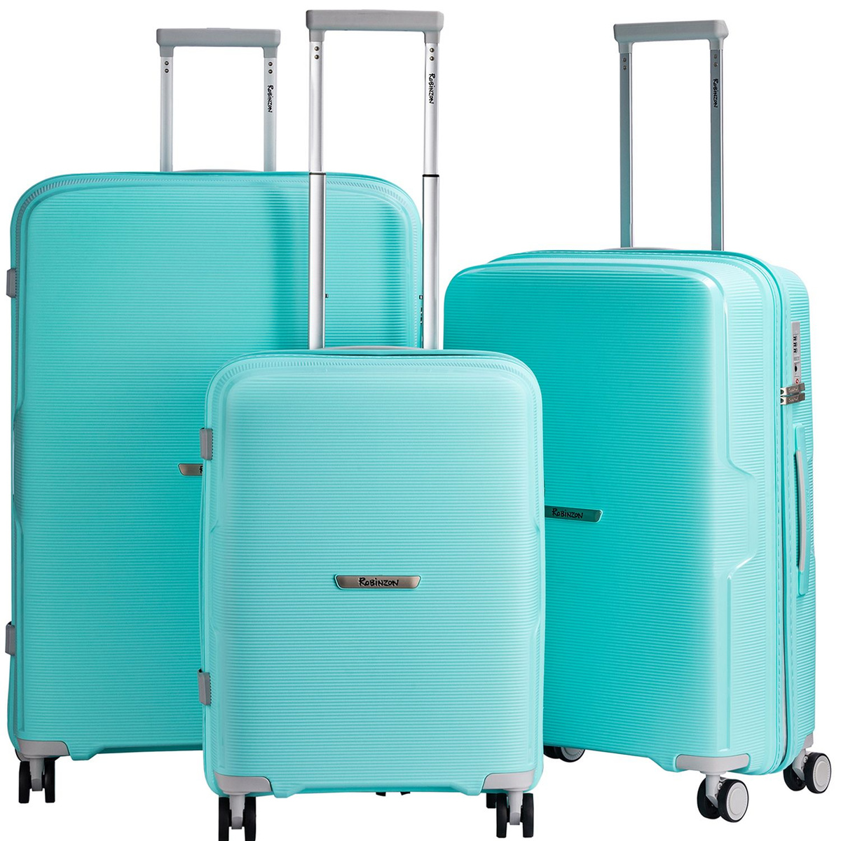 Размер чемодана большой L(70-100 см), что отлично подойдёт для длительных или семейных поездок.