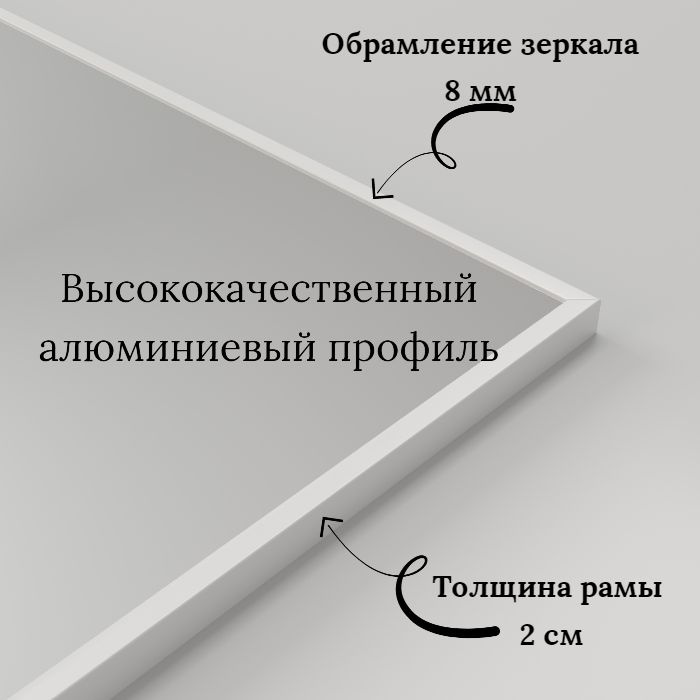 Тонкая алюминиевая рама.