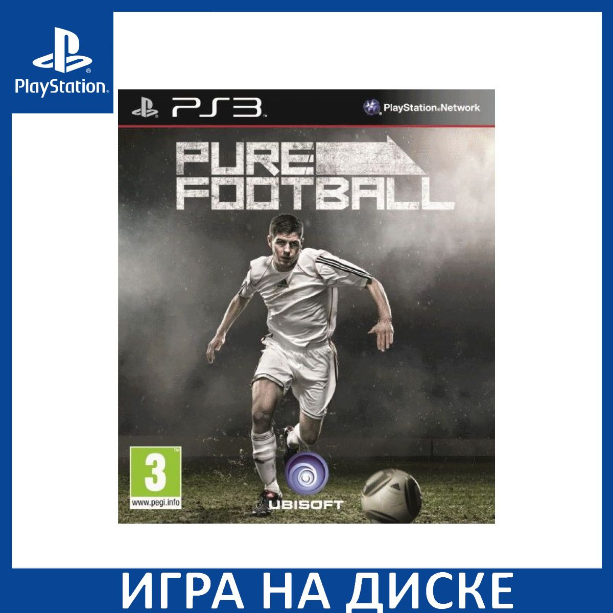 Диск с Игрой Pure Football (PS3). Новый лицензионный запечатанный диск.