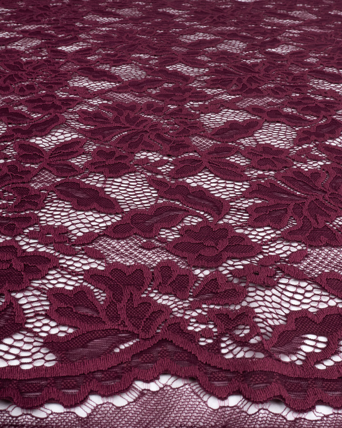 Ткань для шитья и рукоделия Кружево Гипюр стрейч Пион, отрез ткани 2 м ...