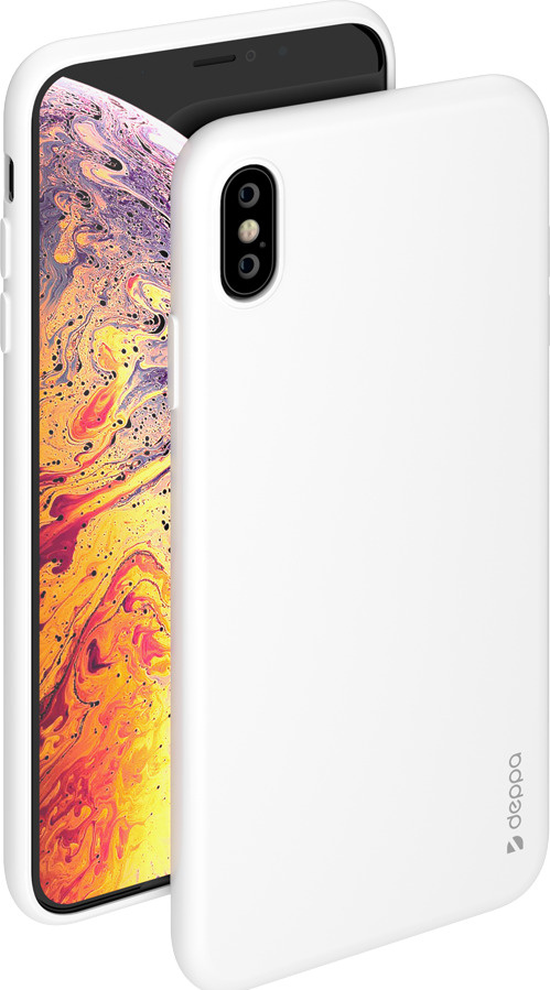 Чехол на айфон XS Макс / Protective Case for iPhone XS Max, белый, Deppa Gel Color Case  #1