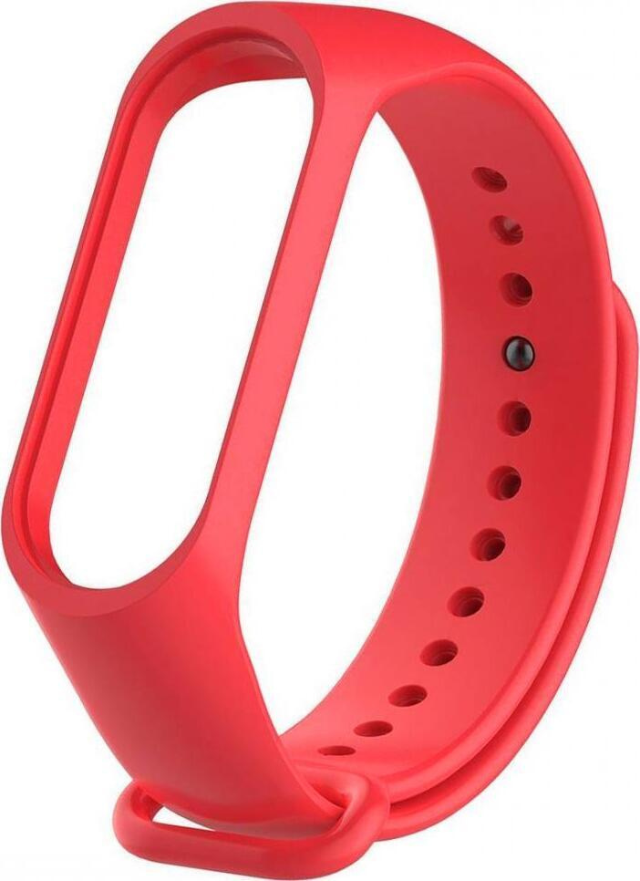 Ремешок силиконовый для Xiaomi Mi Band 5 (Red/Красный) #1
