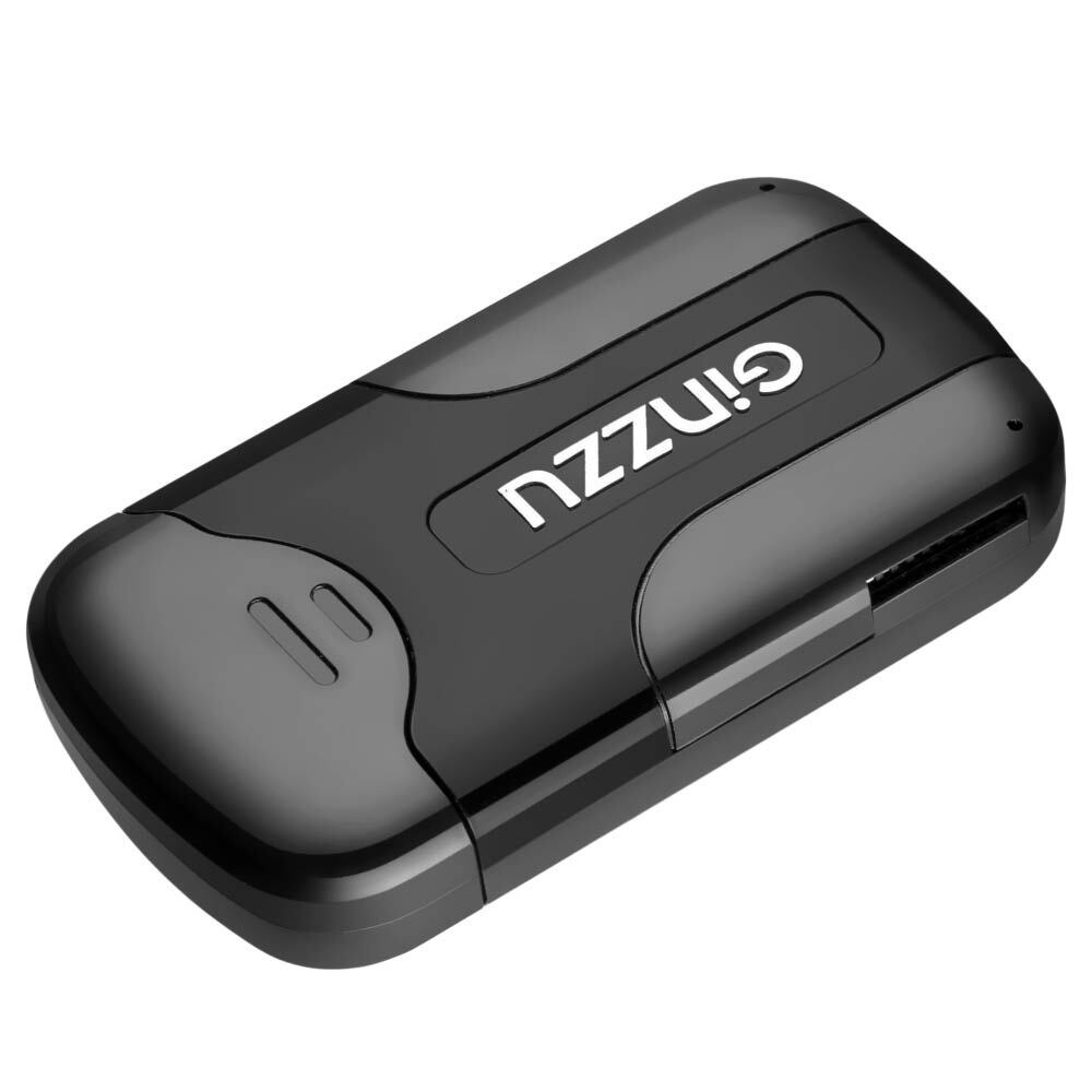 Картридер USB 2.0 Ginzzu GR-422B, 4 слота для карт памяти 2х microSDXC/2х SDXC, цвет черный  #1