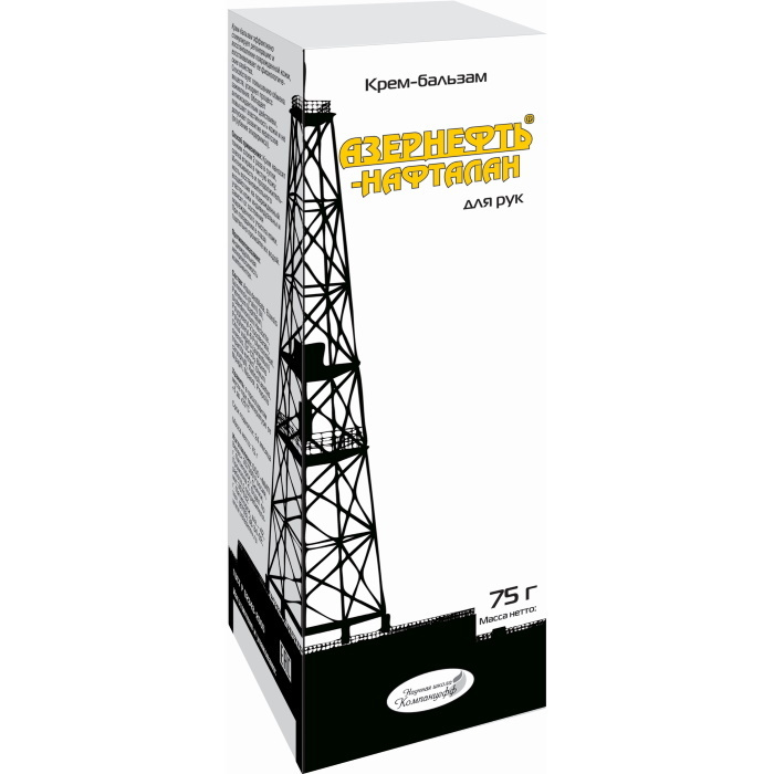 Крем-бальзам для рук Азернефть-Нафталан 75 г #1