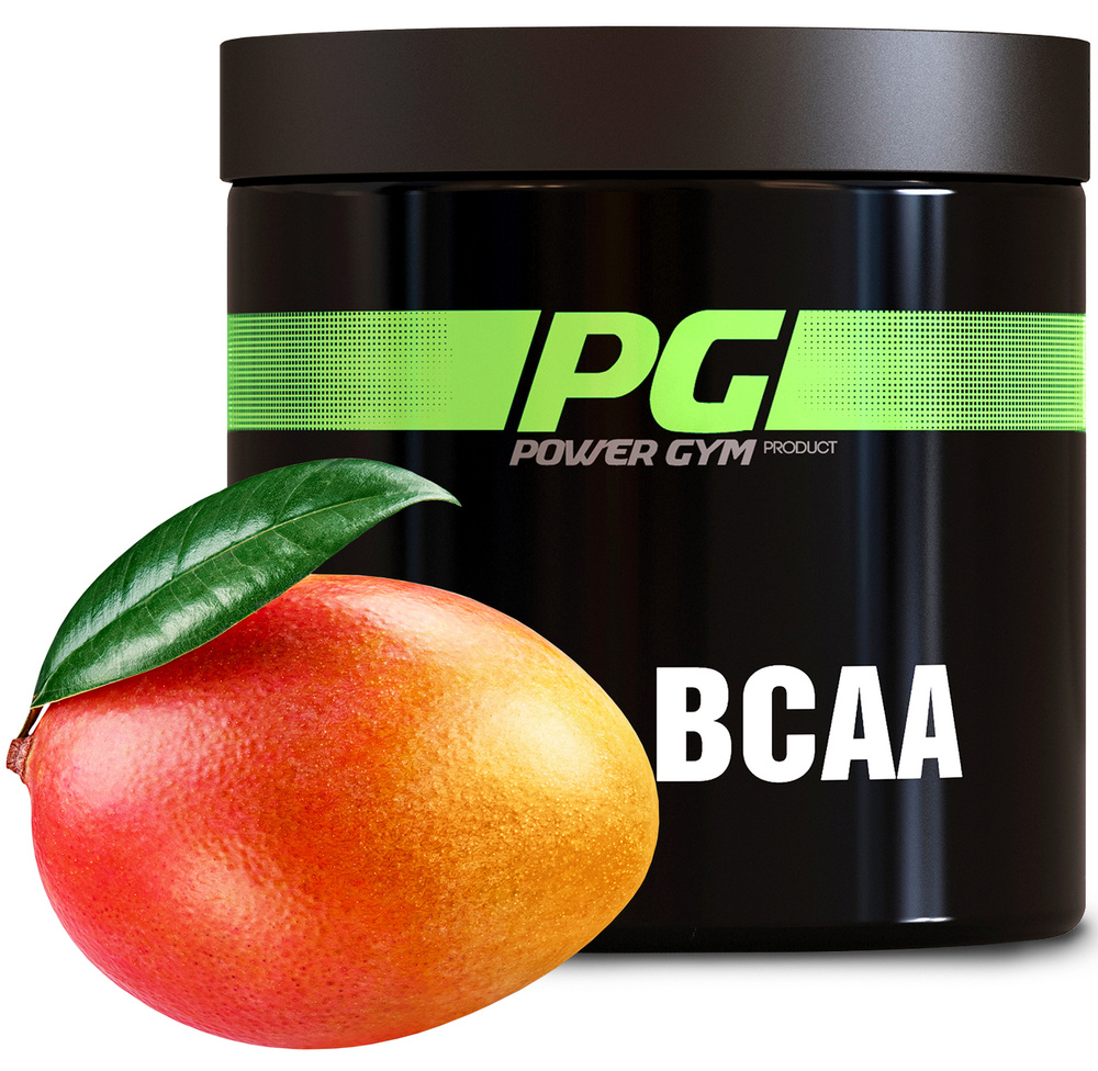 Аминокислоты Power Gym Product BCAA с Глютамином и Инулином, Premium ВСАА, манго, 200 г  #1