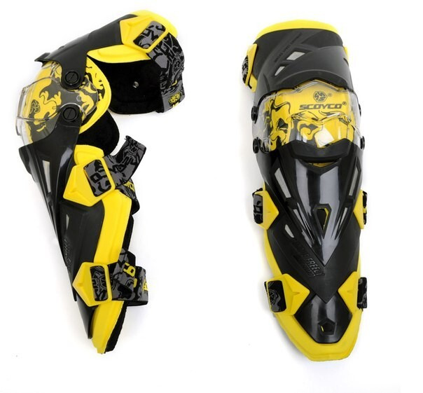 Scoyco Защита колен, размер: Универсальный, цвет: желтый #1