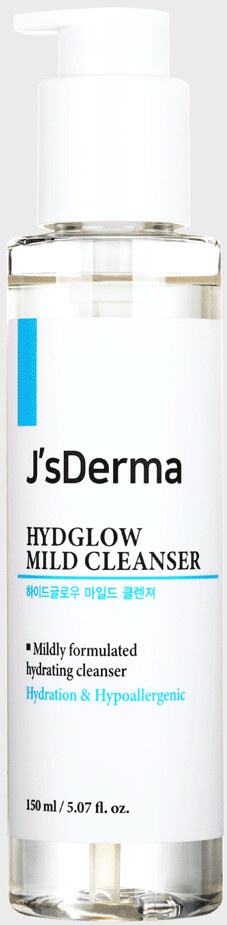 JsDERMA Hydglow Mild Cleanser - Очищающее средство с пептидами и гиалуроновой кислотой, 150 мл  #1