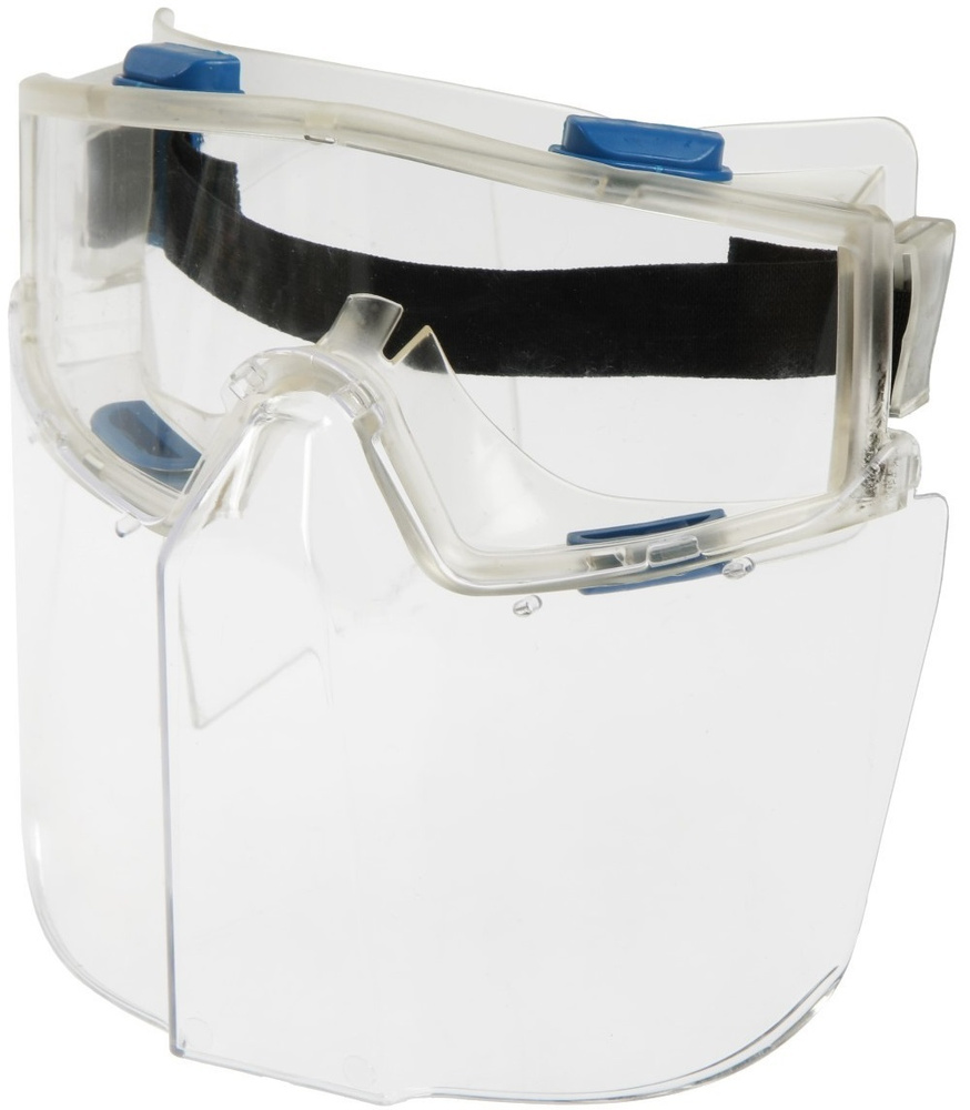 Маска защитная прозрачная  BMG (очки) с лицевым щитком #1