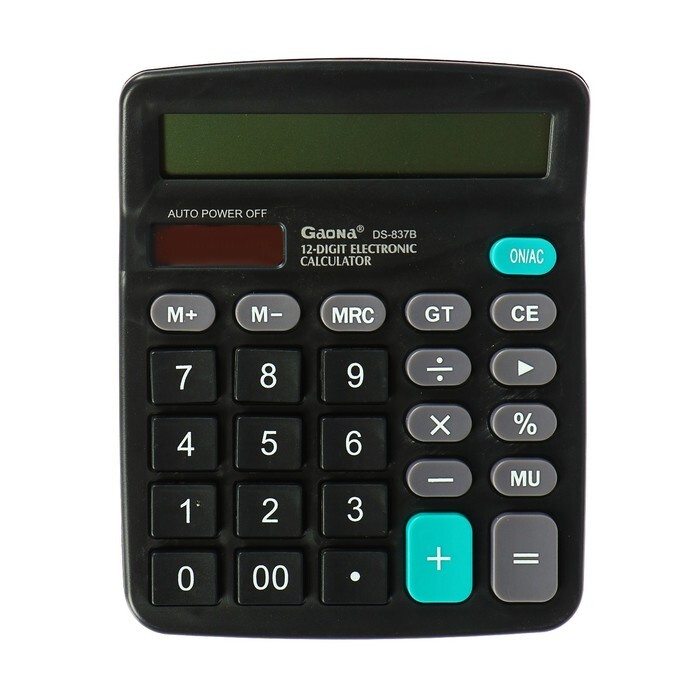 Калькулятор настольный, 12 - разрядный, KK - 837 #1