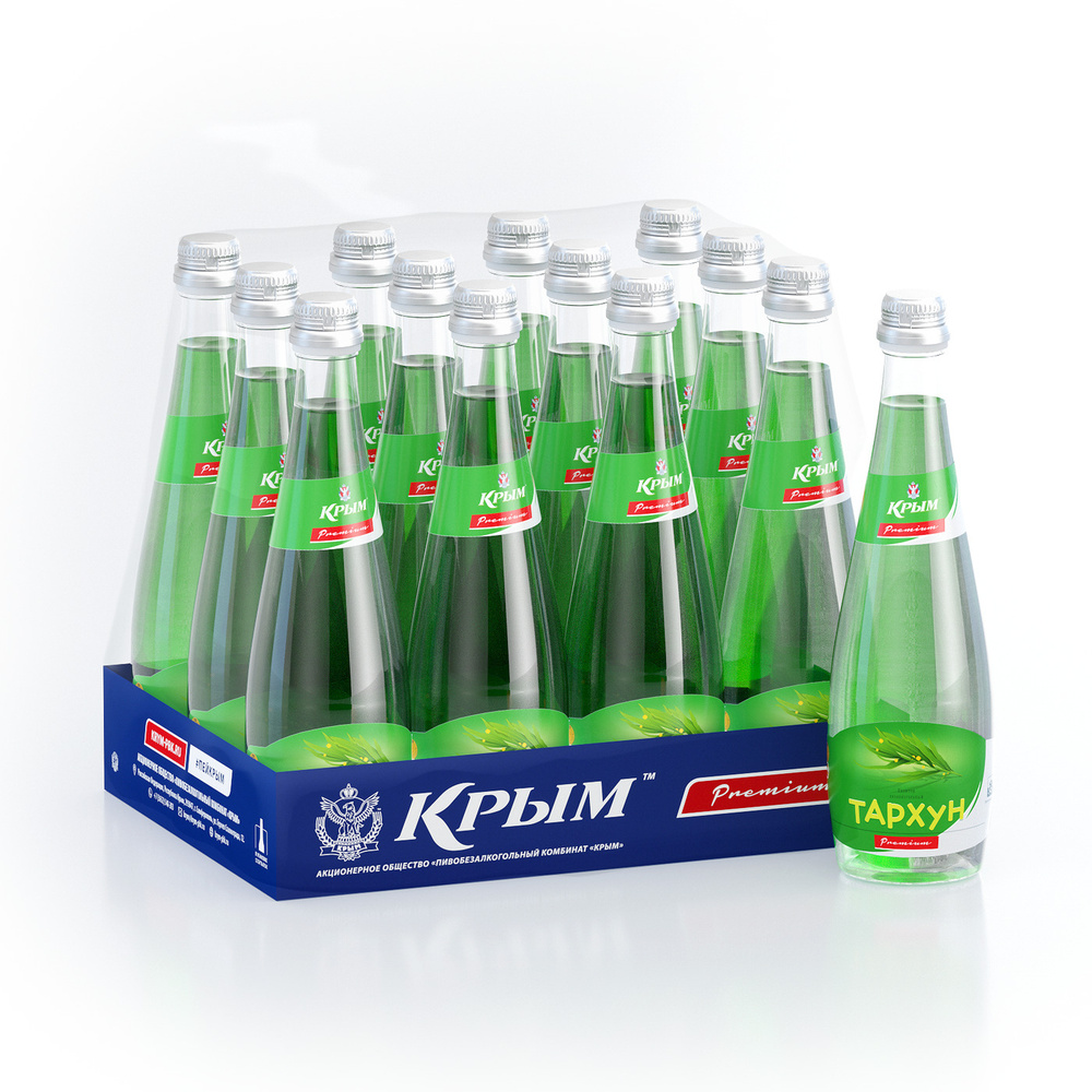 Напиток безалкогольный Крым Тархун 0,5 л х 12 шт в стекле - купить с ...