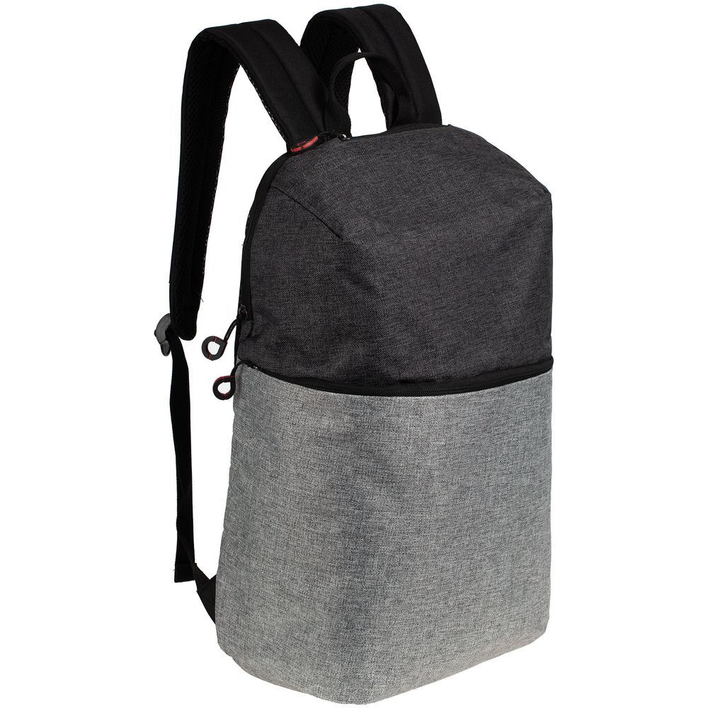 Рюкзак для ноутбука для сменки школы сменной обуви школьный Burst Argentum, серый с темно-серым  #1