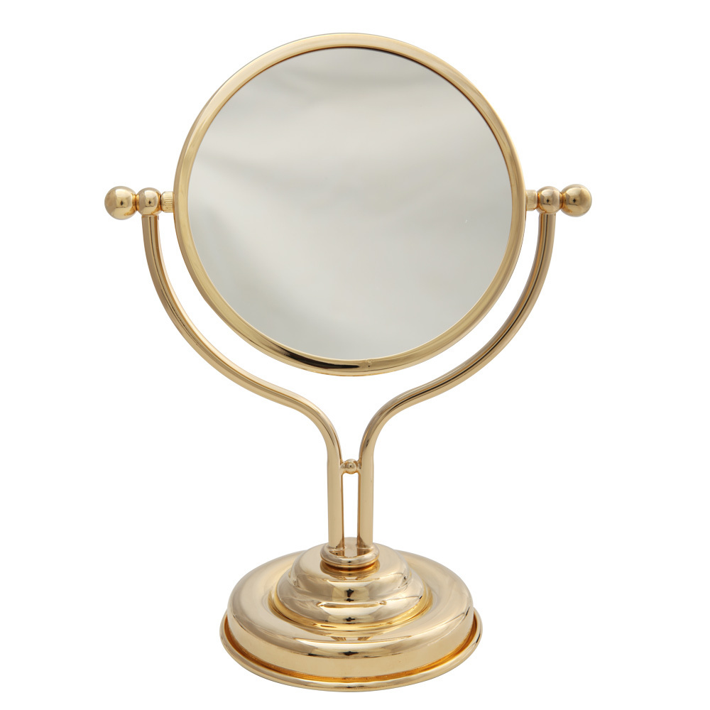 MIRELLA Зеркало оптическое настольное D18 cm (2X), золото #1