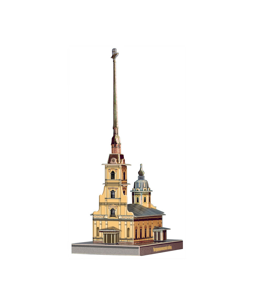Петропавловский собор. Модель из картона Санкт-Петербург в миниатюре.  #1