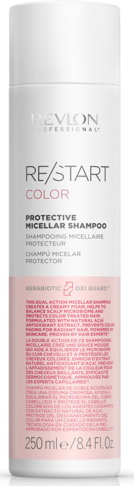 Revlon Professional Restart Color Protective Micellar Shampoo Шампунь для волос, мицеллярный, для окрашенных #1