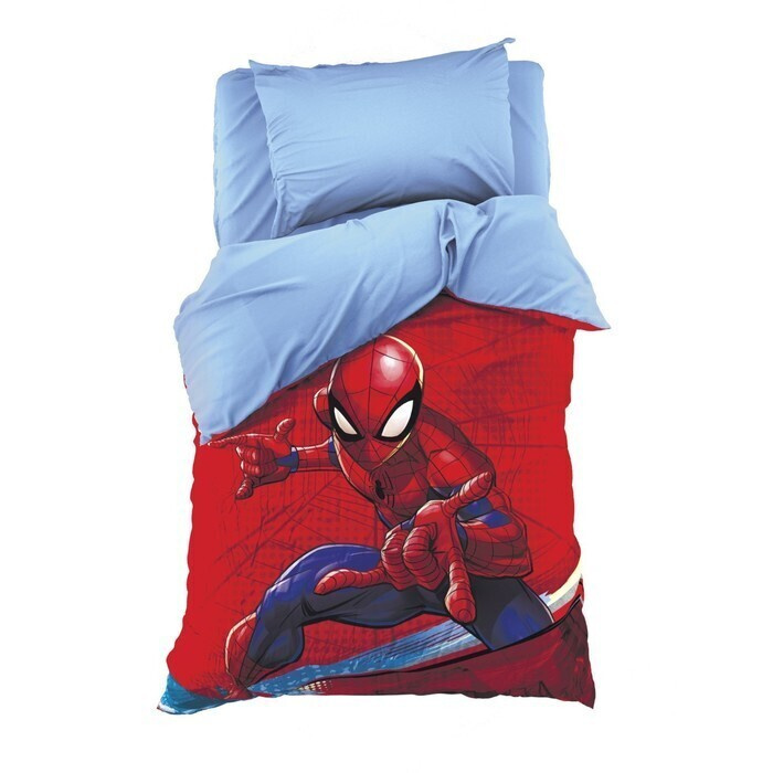 Marvel Комплект постельного белья, Поплин, 1,5 спальный, наволочки 50x70  #1
