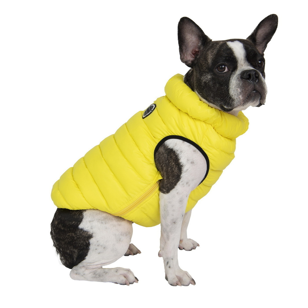 Жилет для собак утеплённый PUPPIA "Ultra Light Vest B", жёлтый, XXL (Южная Корея)  #1