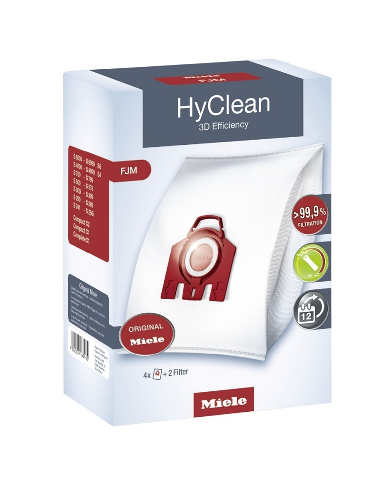 Мешки пылесборники синтетические Miele FJM HyClean 3D Efficiency для пылесосов серии S700, S4000, Compact #1