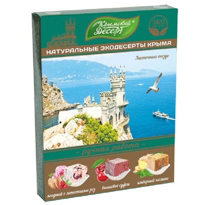 Крымский десерт "Ласточкино гнездо" Конфеты, Рахат-Лукум, Без ароматизаторов, Без красителей  #1