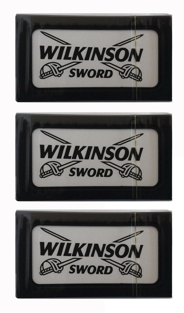 Wilkinson Sword / Schick Лезвия двусторонние премиум, для т-образного станка и шаветки, 3 упаковки по #1